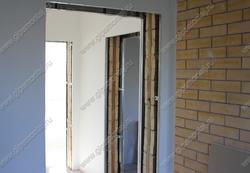 Зашиваем брусовой дом в два листа ГКЛ. Зал, кухня, коридор.