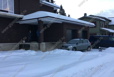 Современного стиля потолки из гипсокартона в загородном доме