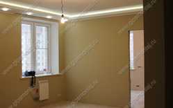 Отделка гипсокартоном в новостройке Москвы.