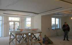 Монтаж ГКЛ - потолка в частном доме