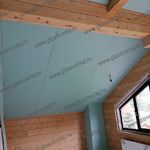 ГКЛ - отделка дома из профилированного бруса