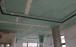 Двухкаркасная система монтажа потолка мансарды