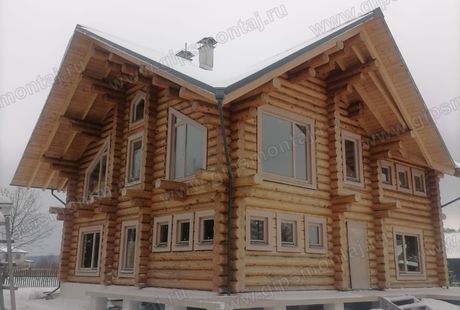 Монтаж гипсокартона в доме из бруса