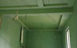 Кессонные потолки из гипсокартона в дачном доме