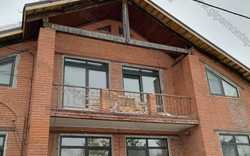 Ремонт в коттедже. Монтаж коробов с подсветкой на потолках из ГКЛ.