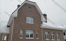 Облицовка ГКЛВ многоуровневых скатов мансарды.