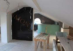 Облицовка мансардного этажа - ГКЛ. Фото ниш и арок.