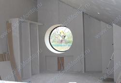 600 м² потолков из гипсокартона. Фото монтажных работ в коттедже.