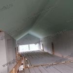 ГКЛ - внутренняя отделка конька кровли дома